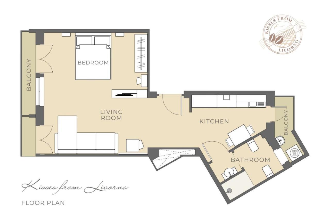 Kisses From Livorno Open Space Apartment - No Pets Allowed Экстерьер фото